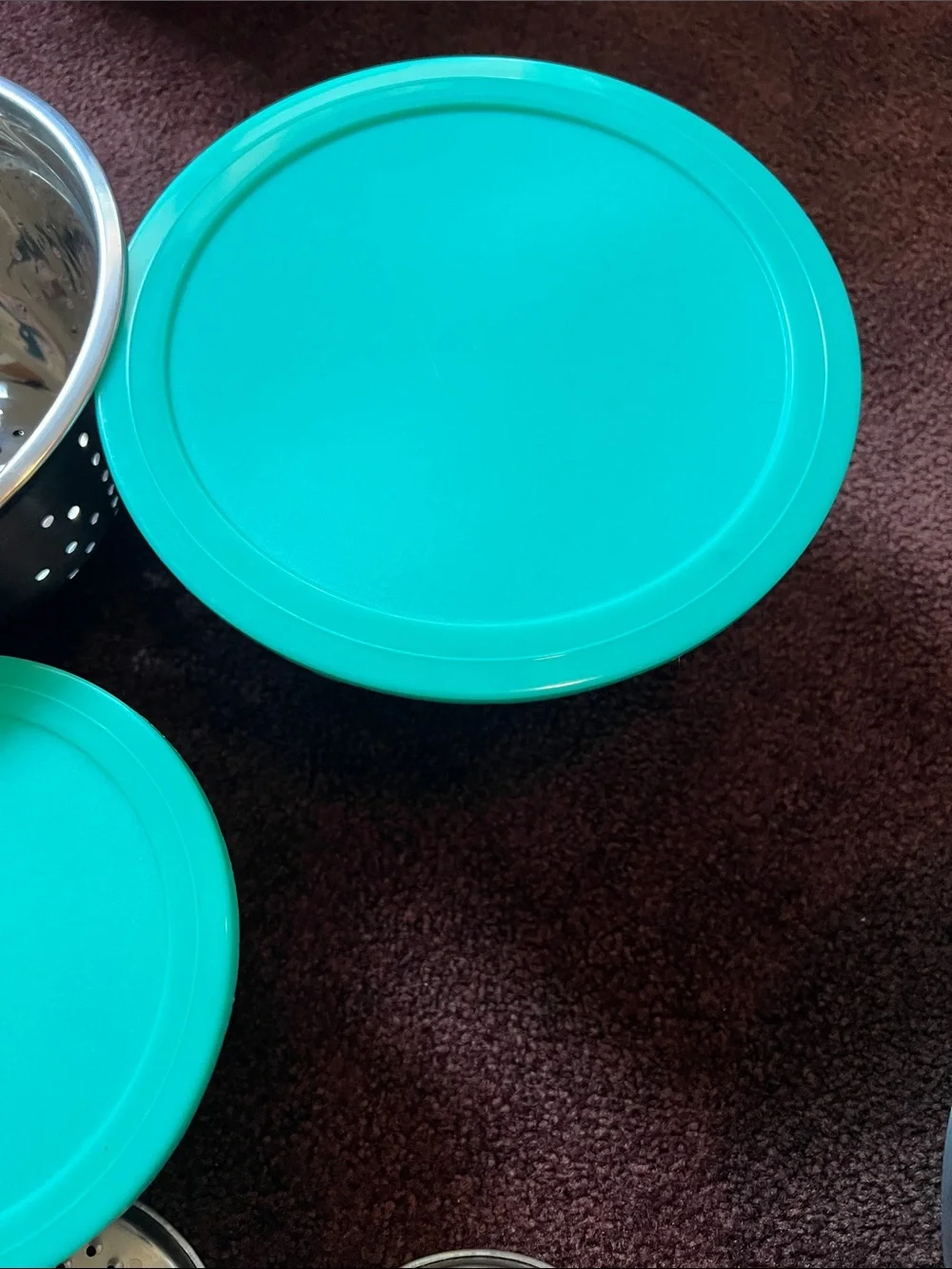 Turquoise Kitchen Storage and Prep Set with Lids